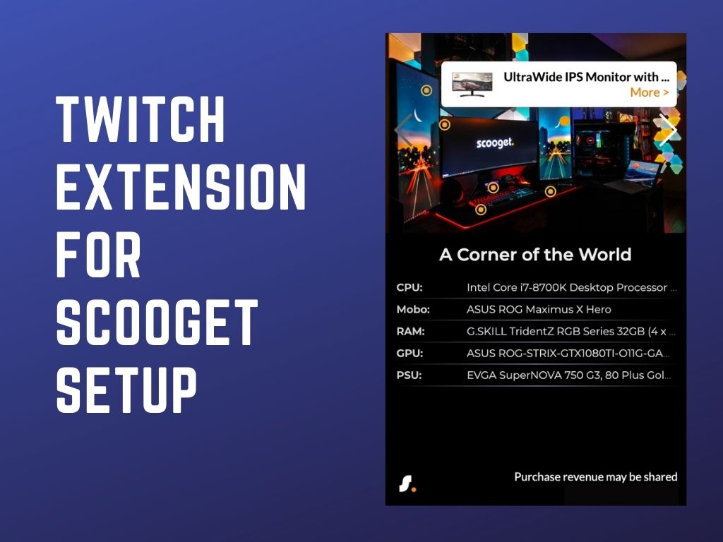 Twitch Extension for Scooget Setup